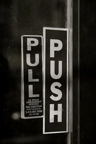 #419 Correctly guessing if that terribly designed door is push or pull - 1000 Awesome Things